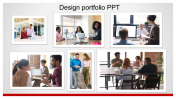 Portfolio PowerPoint Template and Google Slides Themes